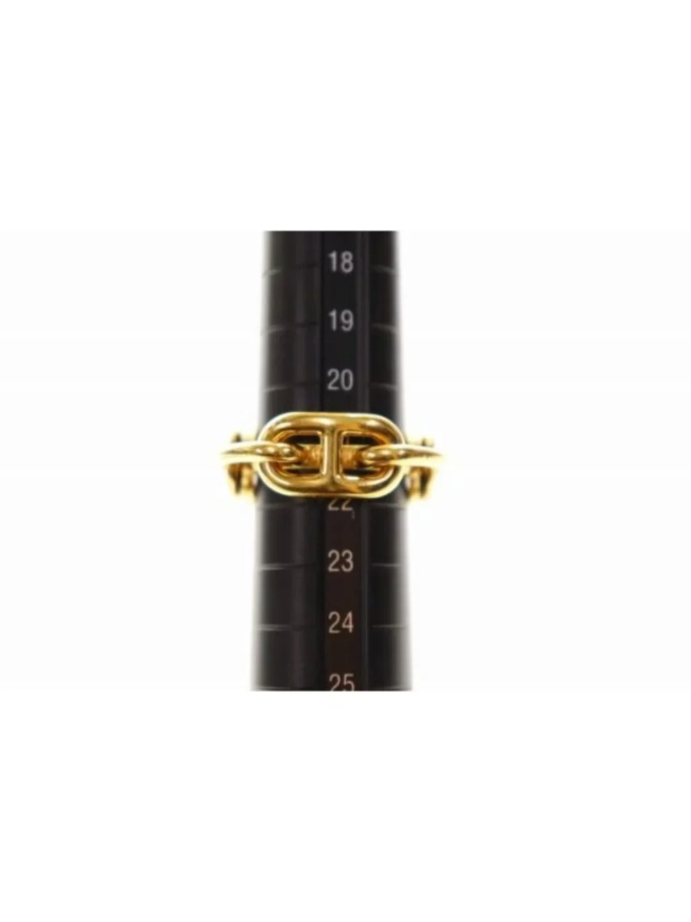 Hermes Legato 90 Scarf Ring Gold Closure - Picture 6 of 8